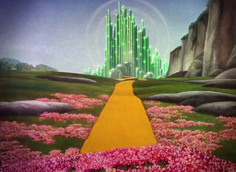The Yellow Brick Road leading to the Emerald City